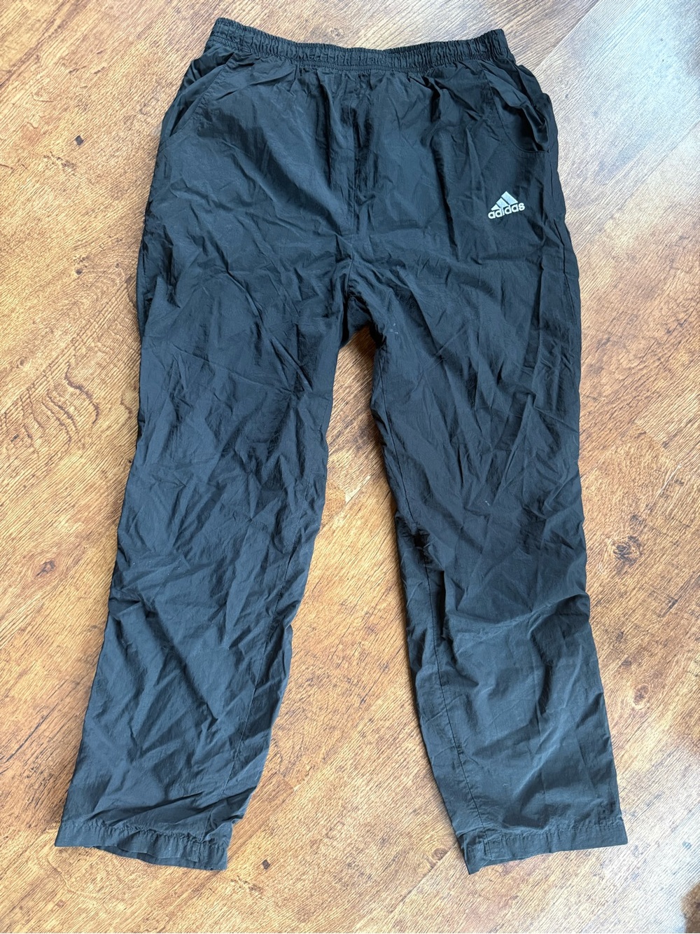 Vtg Men’s Adidas Lined Windbreaker Tracksuit Pants Sz M